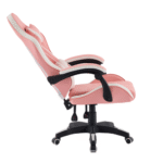 כסא גיימינג לילדים דגם Rocket – צבע ורוד לבן