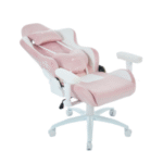 כסא גיימינג איכותי דגם Falcon – צבע ורוד לבן