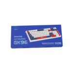 מקלדת גיימינג מכאנית אלחוטית Nordic GK96 צבע לבן