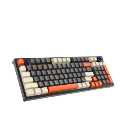 מקלדת גיימינג מכאנית אלחוטית Nordic GK96 צבע שחור