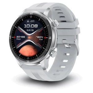 שעון חכם ספורטיבי HOCO Y31 עם מסך עגול בגודל 1.46 אינץ’ ותמיכה בשיחות Bluetooth לבן