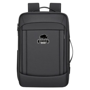 תיק גב מקצועי למחשב נייד עם ידית נשיאה צידית ועילית חיבור USB גב מרופד ותא למחשב נייד Horizon Pro