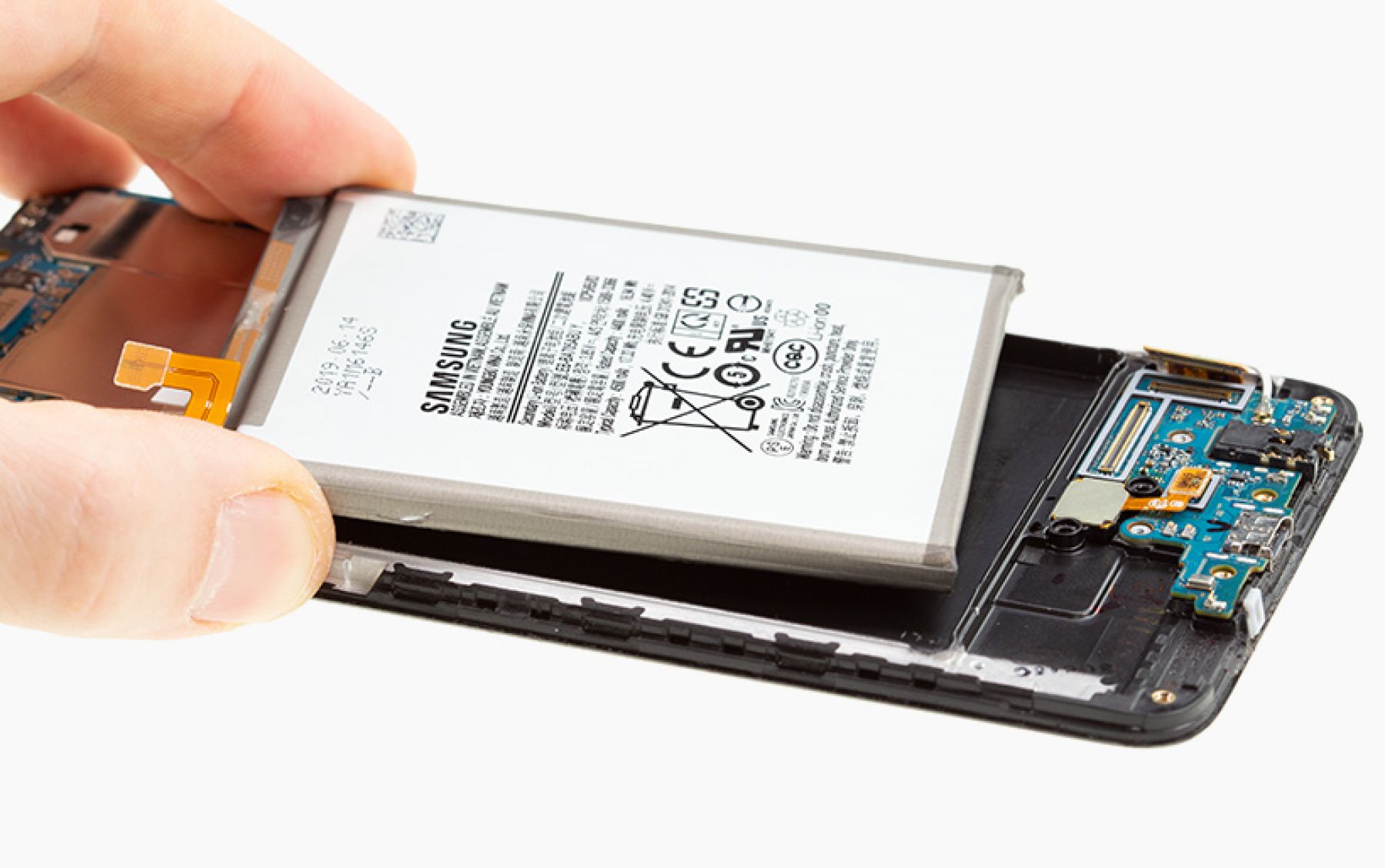 החלפת סוללה סמסונג