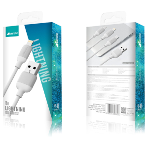 כבל טעינה קשיח לאייפון באורך 1.2 מטר מבית Nordic