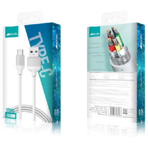 כבל טעינה קשיח מסוג USB-C באורך 1.2 מטר מבית Nordic