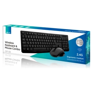 סט מקלדת ועכבר אלחוטי דגם OP-58