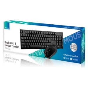 סט מקלדת ועכבר חוטי Nordic OP-20