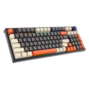 מקלדת גיימינג מכאנית אלחוטית Nordic GK96 צבע שחור